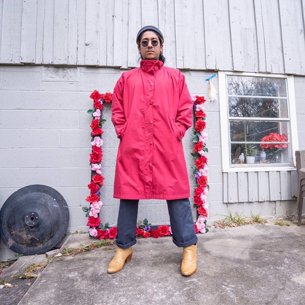 LL Bean Size 2XL Red Rain Jacket Mens Button Front